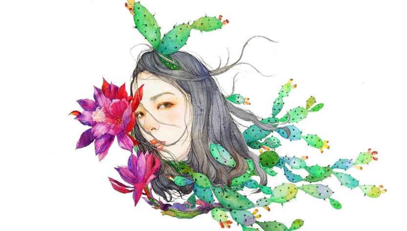 Portrait, flower background, artwork — Unleashing the Full Potential of Jupiter Swap for Traders